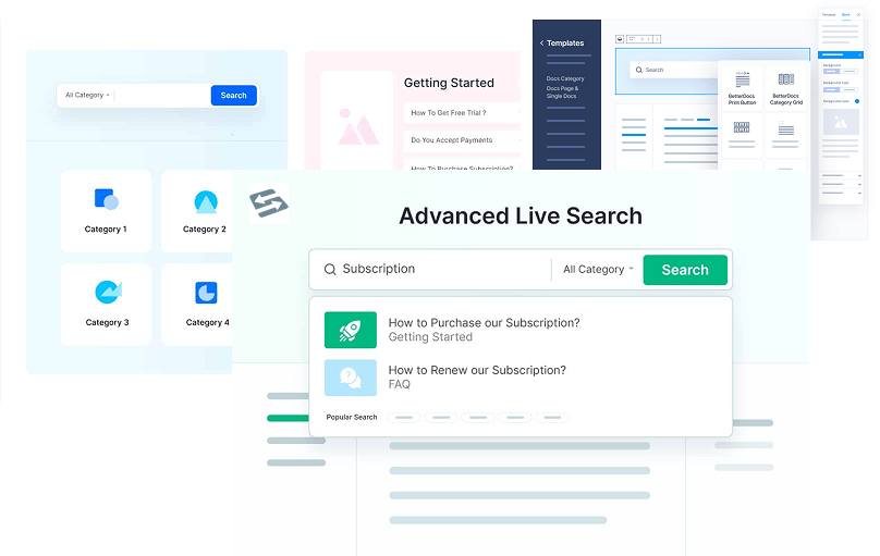A searchable knowledge base